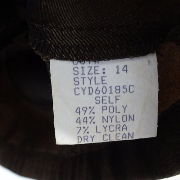 TADASHI COLLECTION Brown Taffeta Jacket Size 14 Formal Occasion Party - Picture 6 of 7